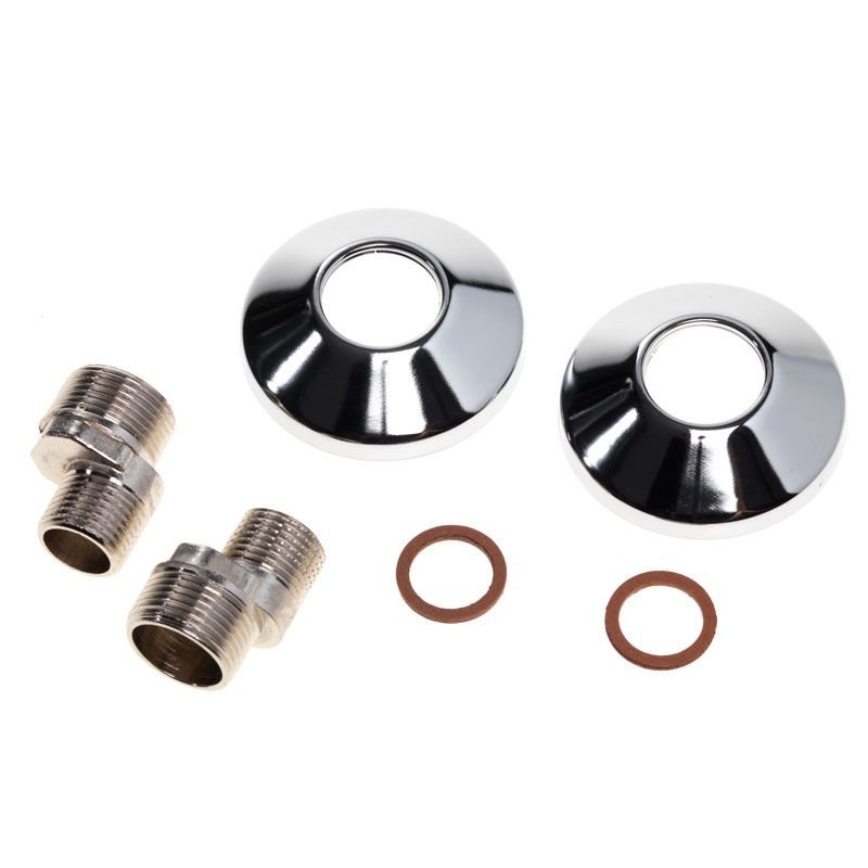 Aqualisa Bath Shower Mixer Wall Mount Fixing Kit - Chrome