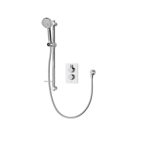 Aqualisa Dream Round One Outlet Thermostatic Concealed Shower Valve With Adjustable Kit - Chrome - Image 4