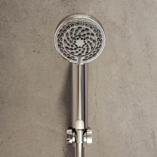 Aqualisa Dream Round Two Outlet Thermostatic Concealed Shower Valve With Adjustable Kit And Wall Fixed Head - Chrome - Image 3