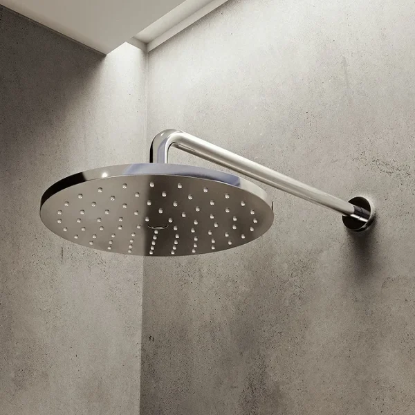 Aqualisa Dream Round Three Outlet Thermostatic Shower Mixer with Adjustable Head, Wall Fixed Head And Bath Filler - Chrome - Image 6