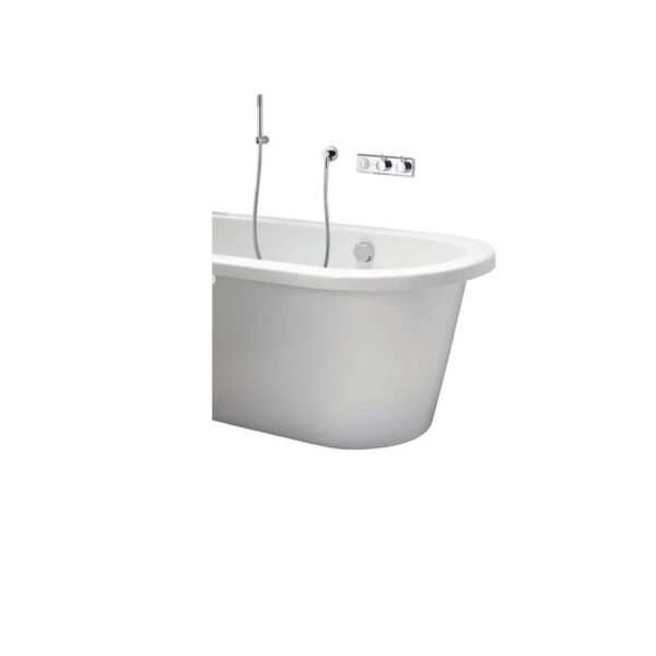 Aqualisa HiQu Two Outlet Concealed Smart Digital Bath/Shower Valve with Remote Control - Hp Combi - Chrome