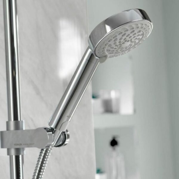 Aqualisa Midas 110 Thermostatic Bar Shower Valve With Slide Rail Kit - Chrome - Image 2