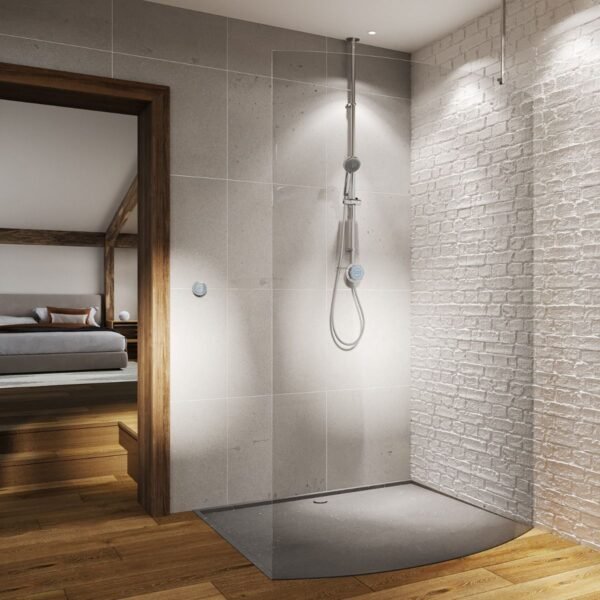 Aqualisa Quartz Classic Smart One Outlet Digital Exposed Shower Set - Chrome - Image 3