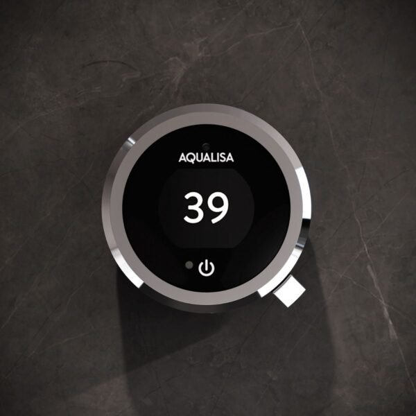 Aqualisa Quartz Touch 2 Outlet Smart Digital Concealed Shower Valve With Kit - Gravity Pumped - Chrome - Image 4