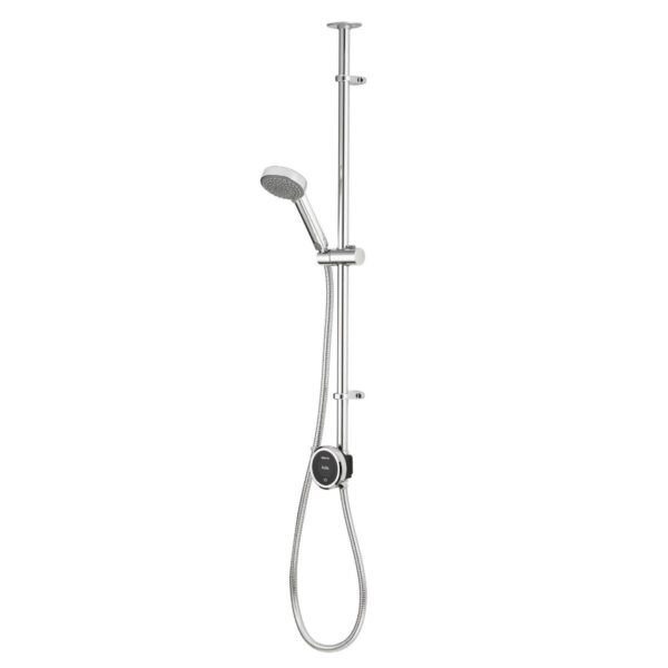 Aqualisa Quartz Touch 2 Outlet Smart Digital Exposed Shower Mixer - Gravity Pumped - Chrome