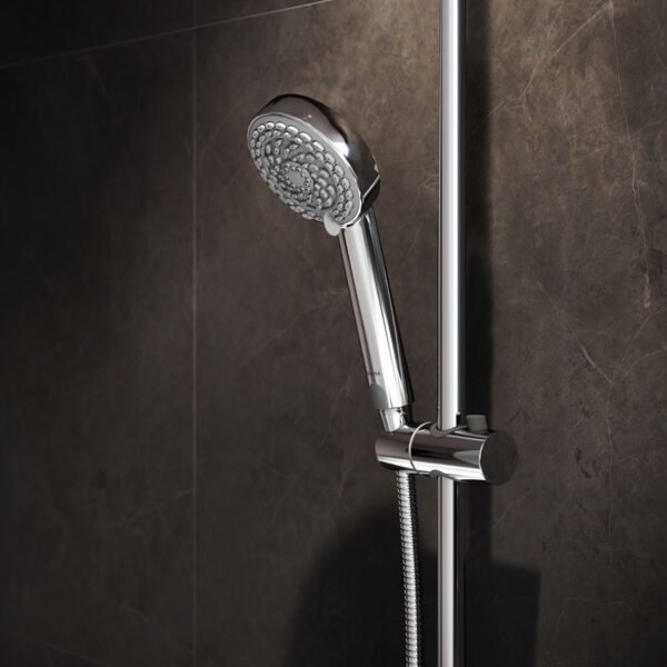 Aqualisa Quartz Touch 2 Outlet Smart Digital Exposed Shower Valve With Shower Kit - Gravity Pumped - Chrome - Image 3