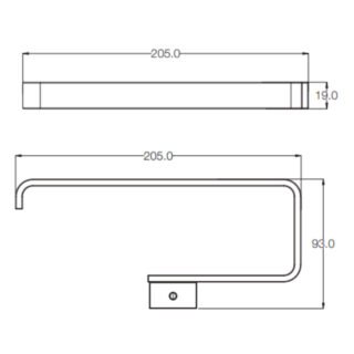 Tissino Carlos Toilet Roll Holder - Image 2