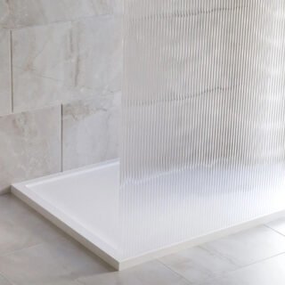 Tissino Fiorti Rectangular Shower Tray - White - Image 2