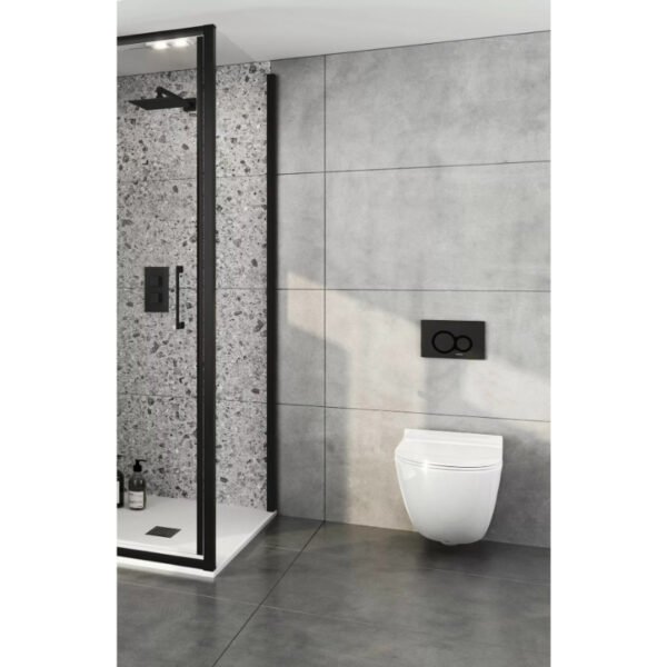 Tissino Rivelo in-fold shower door - Chrome - Image 3
