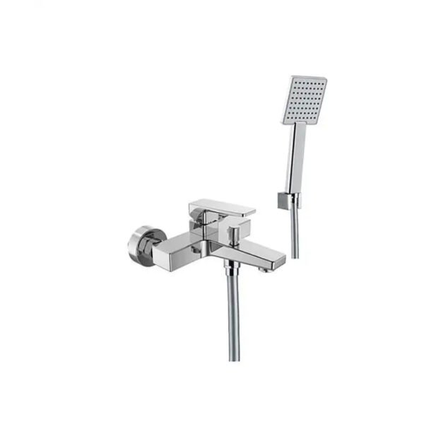 Tissino Wall Mounted Bath Shower Mixer Tap With Straight Handle
