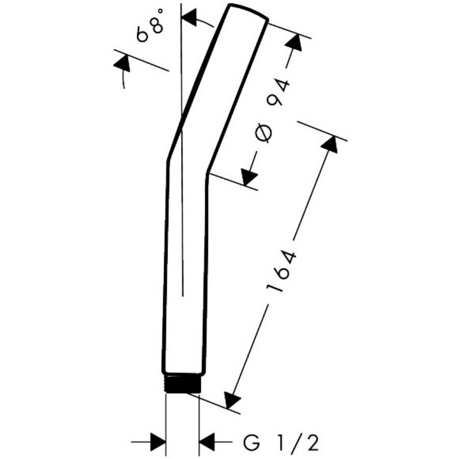 Hansgrohe Activera S Handshower 95 1Jet Ecosmart+ - Image 5