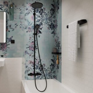 Hansgrohe Activera S 2-Outlet Shower Set 240 1Jet Ecosmart With Bath Thermostat Ecostat Fine - Image 6