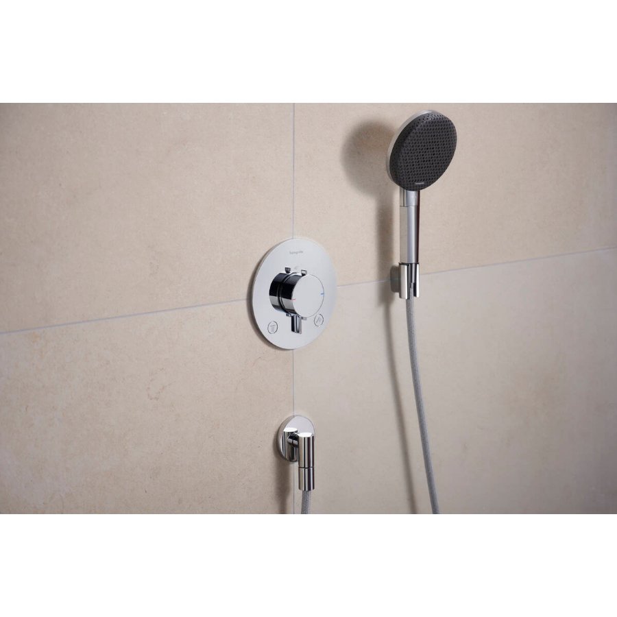 Hansgrohe Fixfit Fine S Wall Outlet With Non-Return Valve - Image 2
