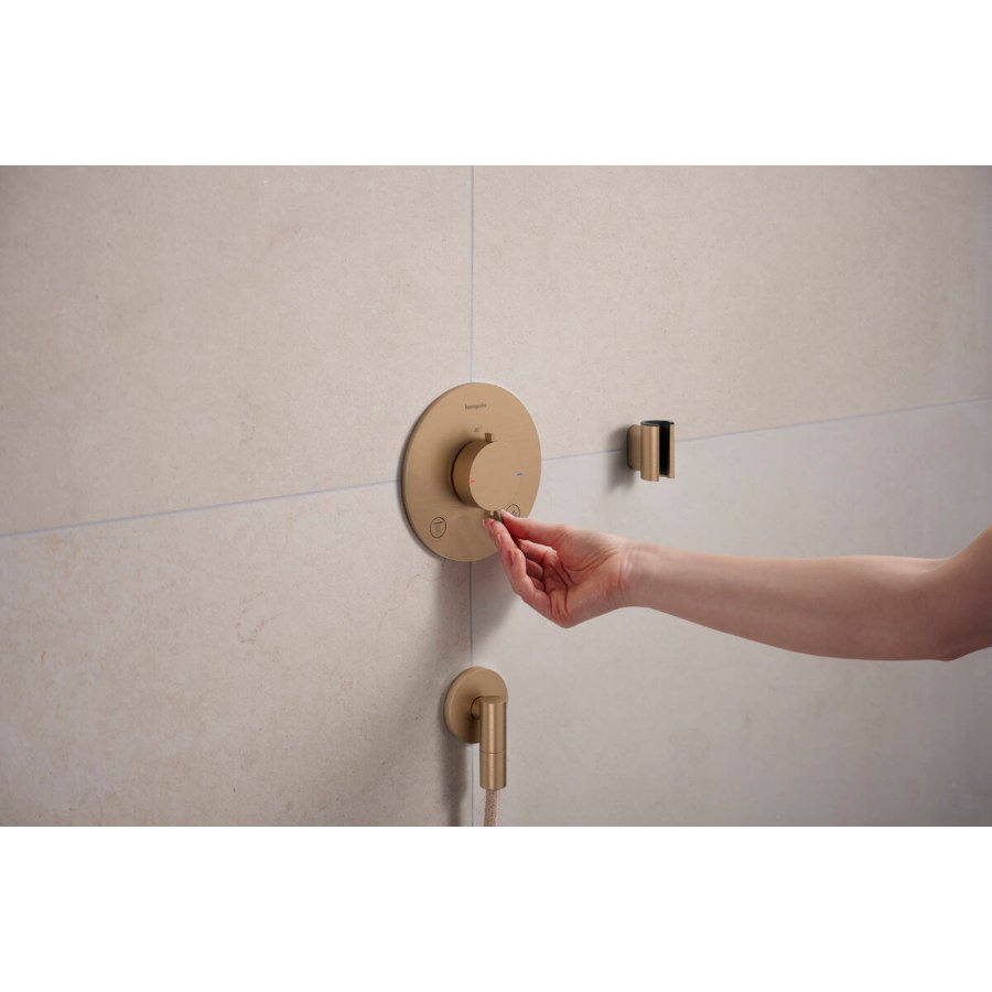 Hansgrohe Fixfit Fine S Wall Outlet With Non-Return Valve - Image 6