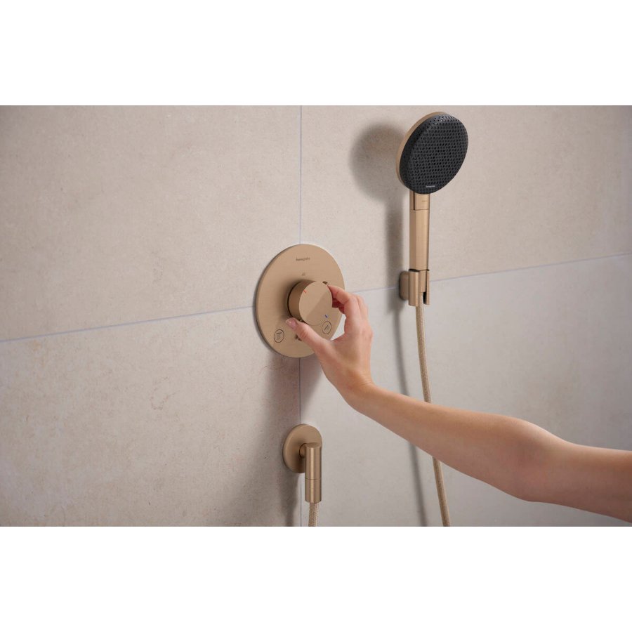 Hansgrohe Fixfit Fine S Wall Outlet With Non-Return Valve - Image 7
