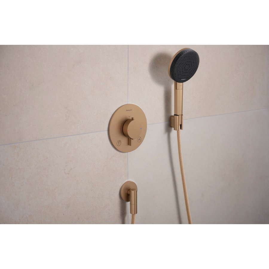 Hansgrohe Fixfit Fine S Wall Outlet With Non-Return Valve - Image 8