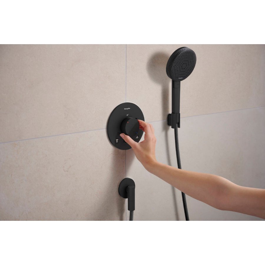 Hansgrohe Fixfit Fine S Wall Outlet With Non-Return Valve - Image 11