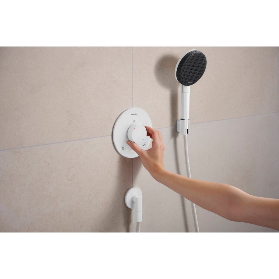 Hansgrohe Fixfit Fine S Wall Outlet With Non-Return Valve - Image 13