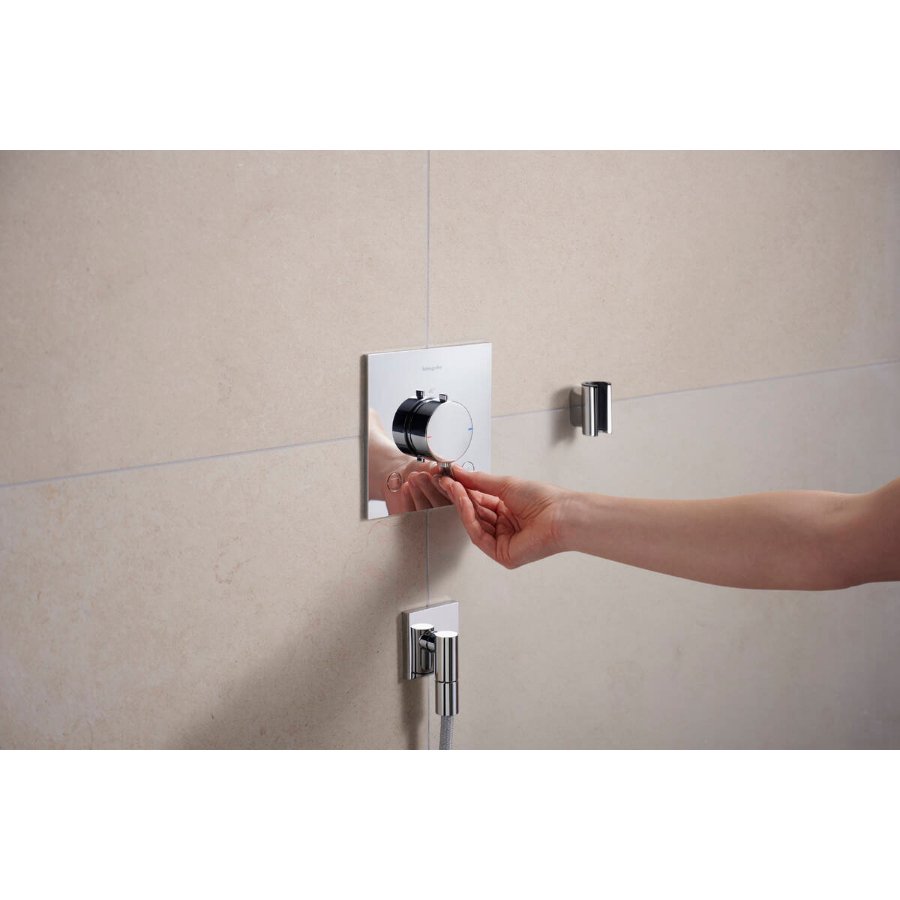 Hansgrohe Fixfit Fine E Wall Outlet With Non-Return Valve - Image 3