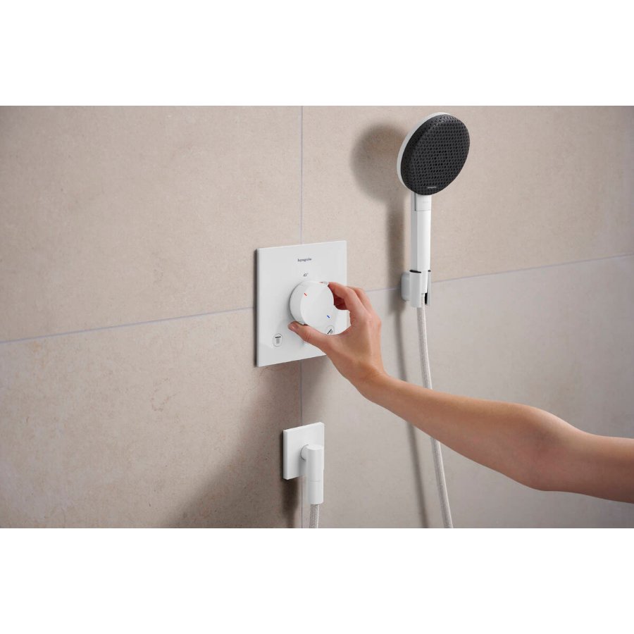 Hansgrohe Fixfit Fine E Wall Outlet With Non-Return Valve - Image 14