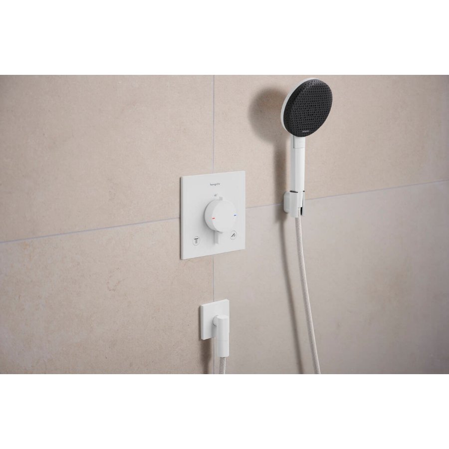 Hansgrohe Fixfit Fine E Wall Outlet With Non-Return Valve - Image 15
