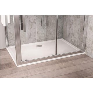 Eastbrook Corsair Rectangular Shower Tray - White - Image 2