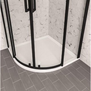 Eastbrook Corsair Anti-Slip Quadrant Shower Tray - White - Image 2