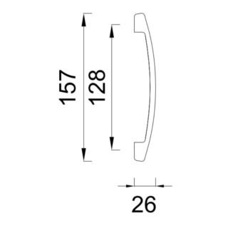 Eastbrook Cavone II Furniture Handle - Image 2