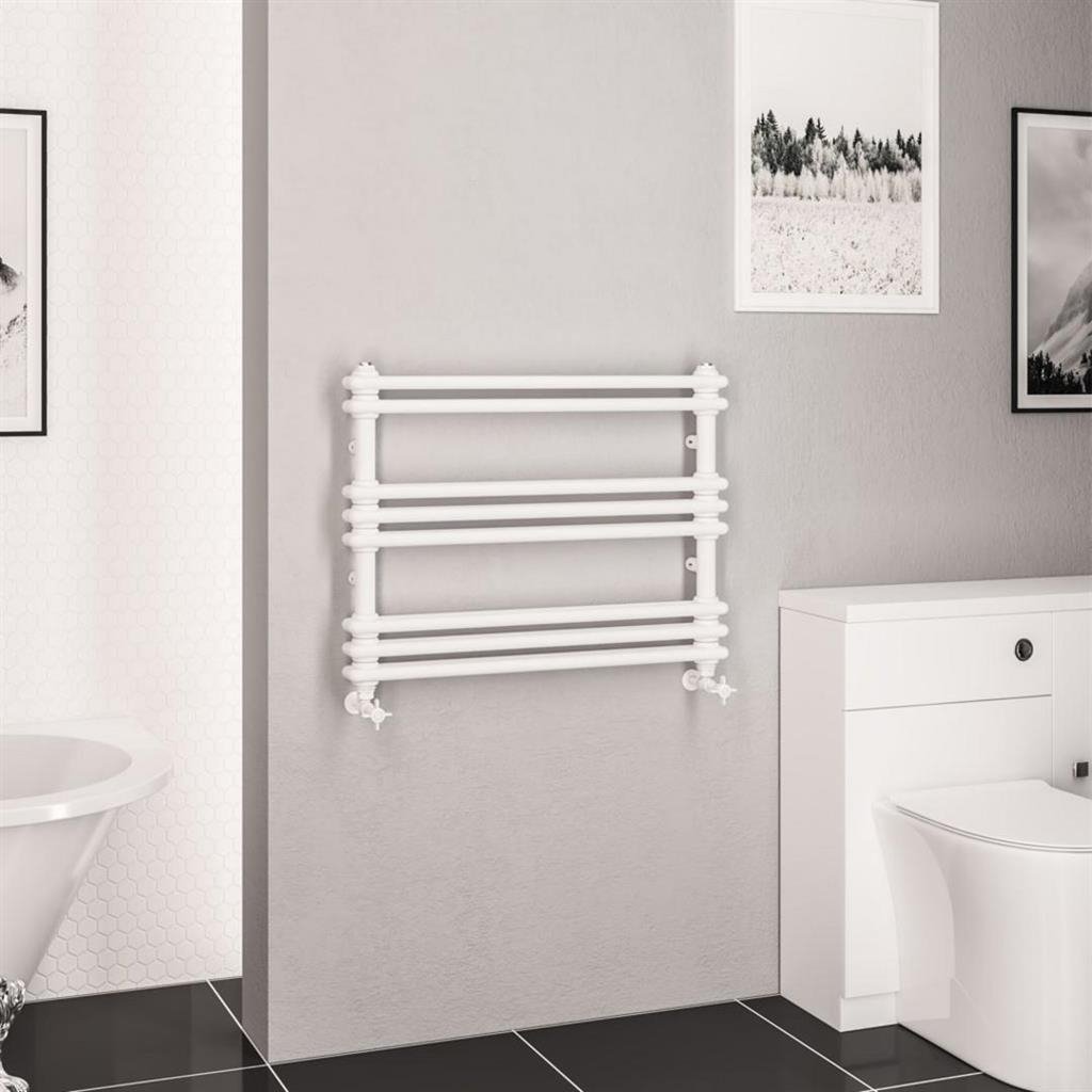 Eastbrook Imperia Multirail 2 Column Radiator - Gloss White - Image 2
