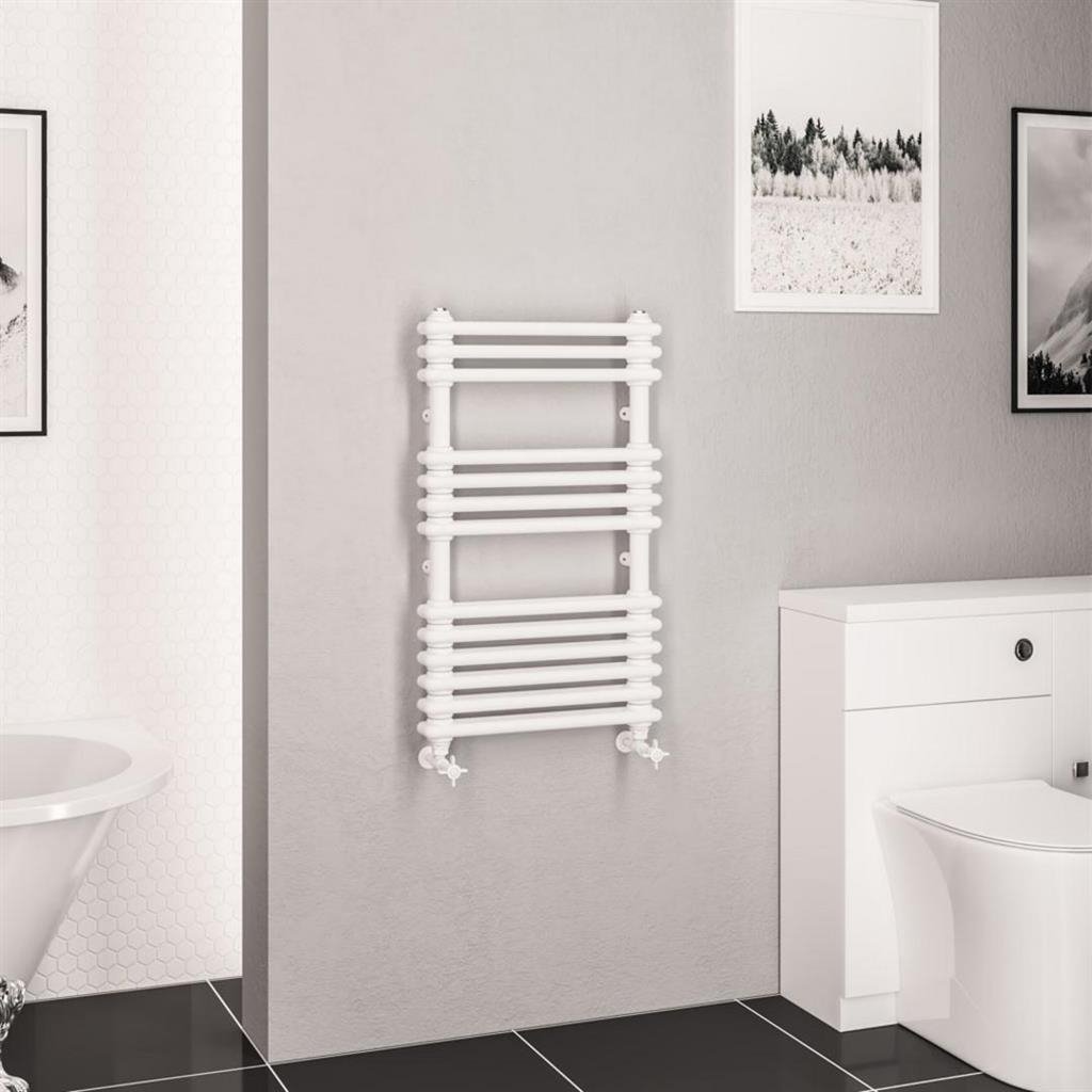 Eastbrook Imperia Multirail 2 Column Radiator - Gloss White - Image 4