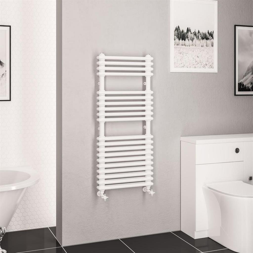 Eastbrook Imperia Multirail 2 Column Radiator - Gloss White - Image 5