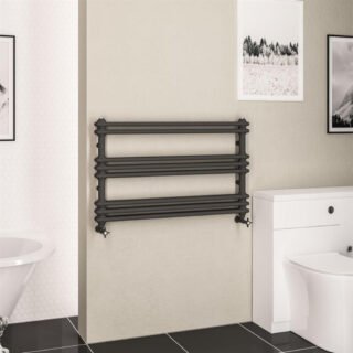 Eastbrook Imperia Multirail 2 Column Radiator - Matt Anthracite - Image 3