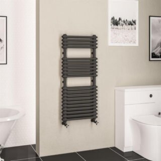 Eastbrook Imperia Multirail 2 Column Radiator - Matt Anthracite - Image 5