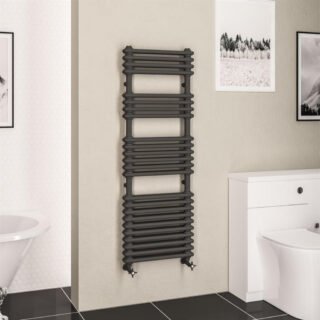 Eastbrook Imperia Multirail 2 Column Radiator - Matt Anthracite - Image 6