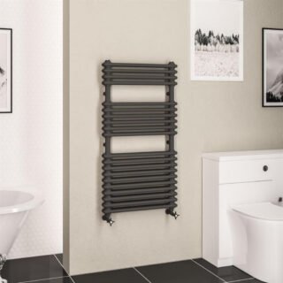 Eastbrook Imperia Multirail 2 Column Radiator - Matt Anthracite - Image 8