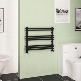 Eastbrook Imperia Multirail 2 Column Radiator - Matt Black - Image 2