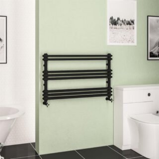 Eastbrook Imperia Multirail 2 Column Radiator - Matt Black - Image 3