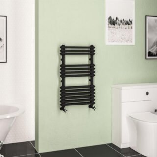 Eastbrook Imperia Multirail 2 Column Radiator - Matt Black - Image 4