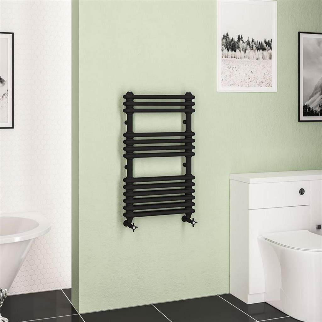 Eastbrook Imperia Multirail 2 Column Radiator - Matt Black - Image 4