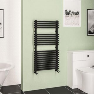 Eastbrook Imperia Multirail 2 Column Radiator - Matt Black - Image 8