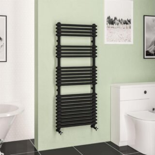 Eastbrook Imperia Multirail 2 Column Radiator - Matt Black - Image 9