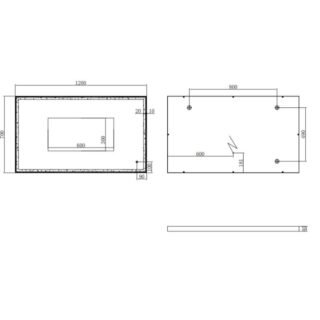 Eastbrook Castelli Framed Illuminated Mirror - Image 7