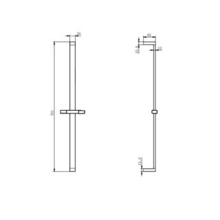 Eastbrook Square Slide Rail Kit - Image 2