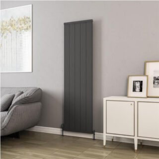 Eastbrook Kingswood Slimline Aluminium Vertical Radiator - Matt Anthracite - Image 4
