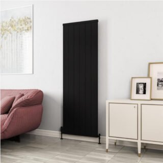 Eastbrook Kingswood Slimline Aluminium Vertical Radiator - Matt Black - Image 5