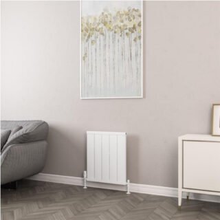 Eastbrook Kingswood Slimline Aluminium Vertical Radiator - Matt White - Image 7