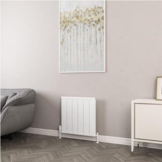 Eastbrook Kingswood Slimline Aluminium Vertical Radiator - Matt White - Image 8