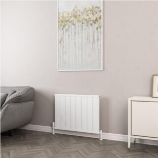 Eastbrook Kingswood Slimline Aluminium Vertical Radiator - Matt White - Image 9