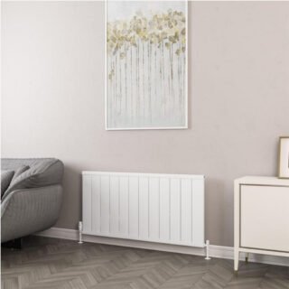Eastbrook Kingswood Slimline Aluminium Vertical Radiator - Matt White - Image 11