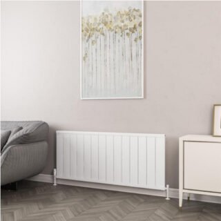 Eastbrook Kingswood Slimline Aluminium Vertical Radiator - Matt White - Image 12